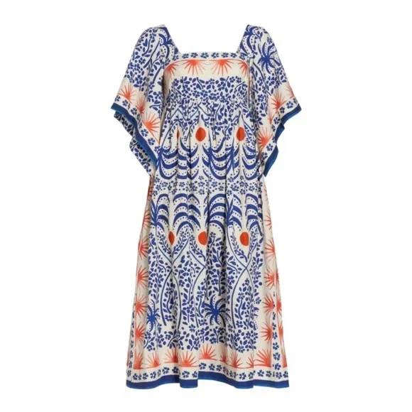 Farm Rio Afternoon Breeze Midi Dress - Picture 1 of 9